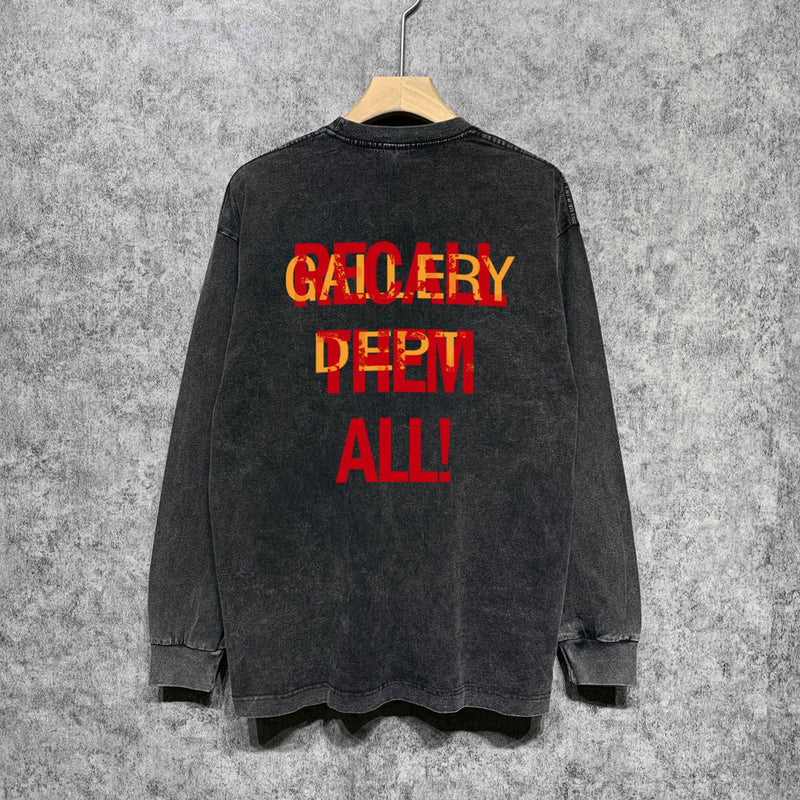 Gallery Dept Long Sleeve Shirt Vintage T Shirt Washed and Worn Vintage Long Sleeve T-shirt