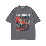 Men T Shirt Black Style Printed Short Sleeve T-shirt Baby Boy and Girl Summer Loose T-shirt