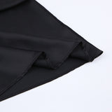 Women Dress Spring Black Sheath Dress Long Skirt