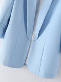 Women's Suits Casual Hemming Sleeve Lapel Small Suit Jacket Women's Top