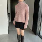 Women Winter Knitted Sweater Loose-Fitting Long Sleeve Sweater Sweater 1t8849