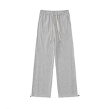 Men Sweatpants Straight Sweatpants Men's Loose Casual Wide Leg