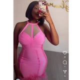Women Dresses Bandage Dress Feather Hip Bag Party Dress (Ont0408)