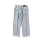 Men Jeans Hand-Painted Graffiti Couple Straight Jeans