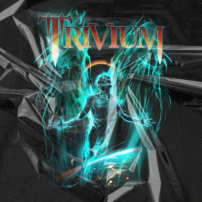 Men Vintage Rock Band T-Shirt Vintage Metal Rock Band Printed Short Sleeve T-Shirt Loose