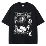 Men's Clothing Japanese Tshirt Anime Vintage T-shirt Death
