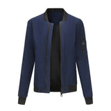 Women's Trench Coat Spring and Autumn Thin Flight Jacket Women's Casual Long Sleeve Coat Women's Loose Lapel Baseball Uniform