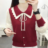 Women Knitwear Spring and Autumn Sweater Knitted Cardigan