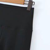 Women Sweatpants Spring High Waist Slim Fit Bell-Bottom Pants