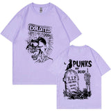 Rock Band The Exploited Retro Graphic Tee Shirt Punks