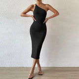 Women Dress Sexy Sleeveless Sheath Long Dress Dress