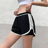 Women Yoga Sports Shorts Running Workout Training