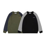 Unisex Sweater Autumn Raglan Sleeve Embroidered Sweater