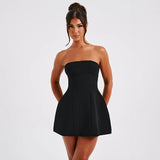 Women Dresses Spring Summer Slim-Fit Short Skirt Sexy Dress (Csm202403)