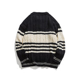 Unisex Sweater Winter Vintage Stripe