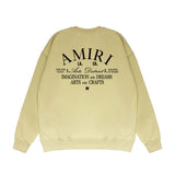 Amiri Long Sleeved Shirt Fashion Brand Crew Sweatshirts round Neck Sweater