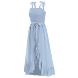 Women Date Dress Summer Sexy Backless Spaghetti Straps Dress