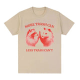 My Tummy Hurts Funny Raccoon Graphic T Shirt Weird