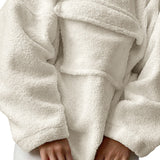 Women Trench Coat Cashmere Hoodie Coat Autumn and Winter Leisure