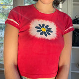 Women T-shirt Flower T-shirt Spring Casual
