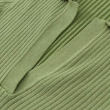 Women Sweater Knitwear Summer Polo Collar Knitted Top