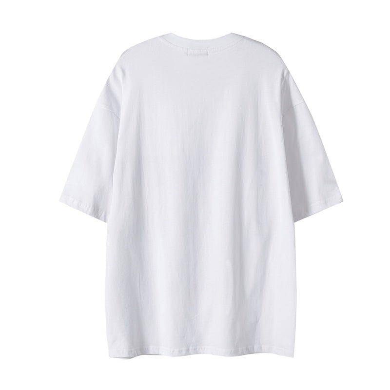 Men T Shirt Hip Hop Rap Portrait Printing Short Sleeve T-shirt Men and Women Oversize