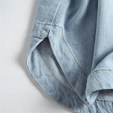 Women Jacket Denim Shirt Women's Spring and Autumn Retro Coat