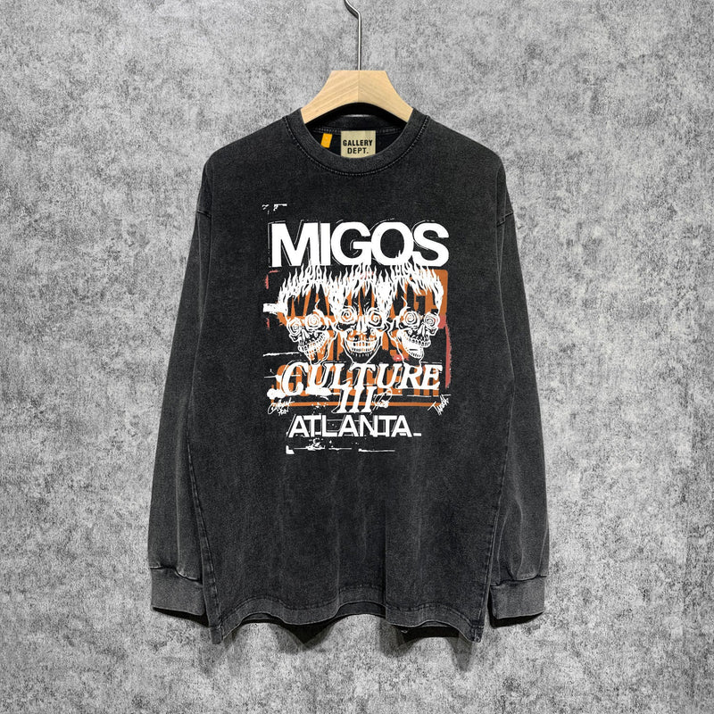 Gallery Dept Long Sleeve Shirt Vintage T Shirt Washed and Worn Vintage Long Sleeve T-shirt