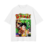 2024Men Dragon Ball Z T Shirt Anime Japanese Printed T-shirt