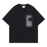 Men T Shirt Gothic Letter Dark Printed Short Sleeve T-shirt