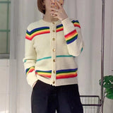 Women Knitwear Autumn and Winter Sweater Female Loose Knitted Cardigan