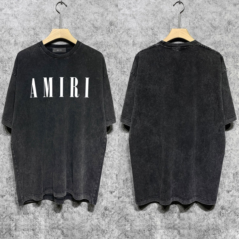 Amiri T-Shirt Distressed Retro Short Sleeve T-shirt