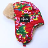 Stussy Hat Lei Feng Hat Winter Warm Fleece Thickened Ethnic Style