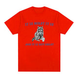 It Is What It Is and It Is Not Great T Shirt Funny Raccoon