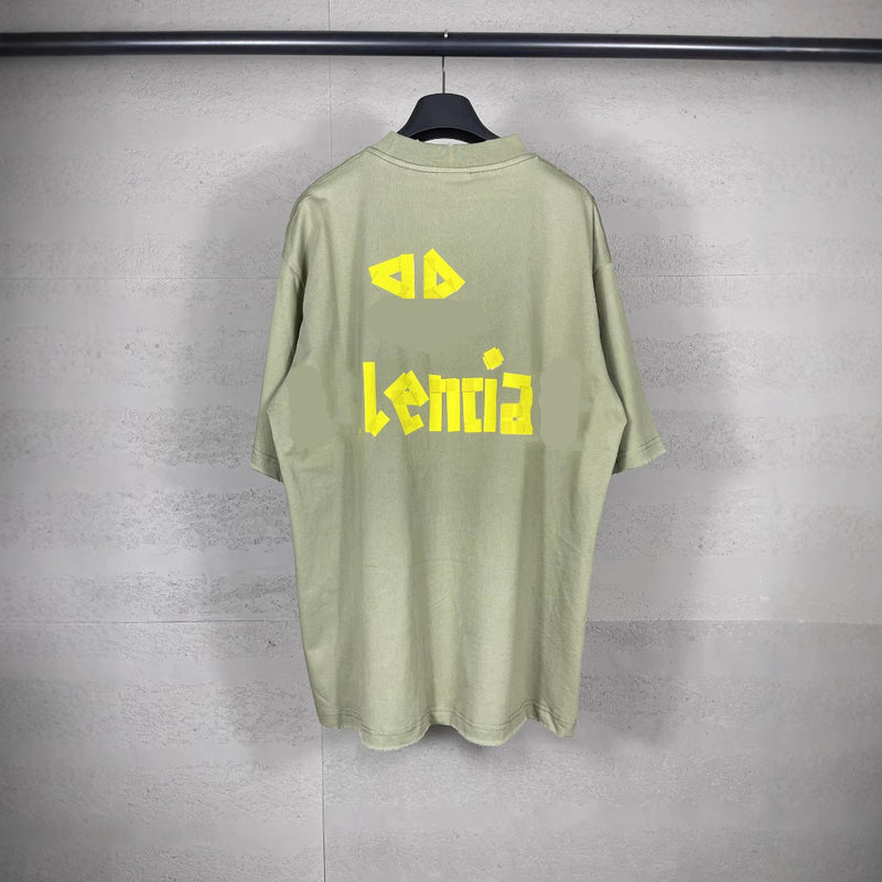 Men T-shirts printed ready-to-wear washed and old short-sleeved T-shirts loose