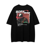 Men T Shirt Summer round Neck Printed Couple Short Sleeve T-shirt Men and Women Couple
