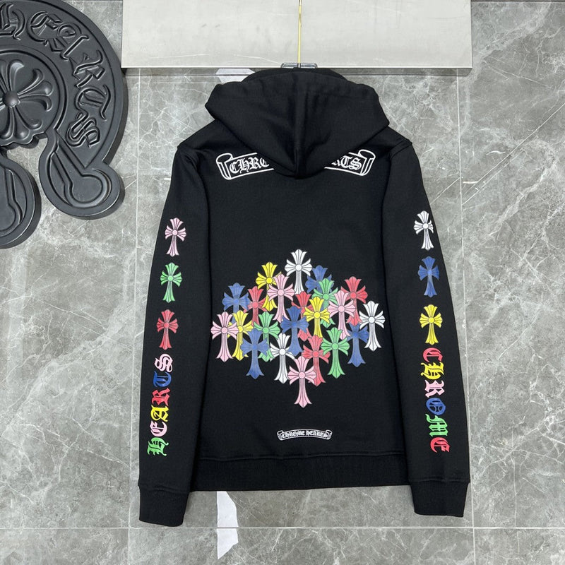 Chh Chrome Hearts Hoodie Classic Cross Scroll Letter Color Hooded Sweater