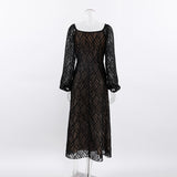 Women Dress Spring Retro Dress