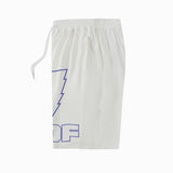 Men Shorts Vintage Letter Print Casual Shorts Loose Cropped Pants