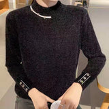 Women Knitted Pullover Autumn and Winter Turtleneck Slim Fit Sweater Knitwear