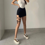 Women Yoga Sports Shorts High Waist Workout Pants Running Fitness Skirt