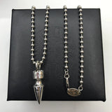 Chrome Hearts Necklace Vintage Diamond Cross Bullet Necklace Men's and Women's Hair