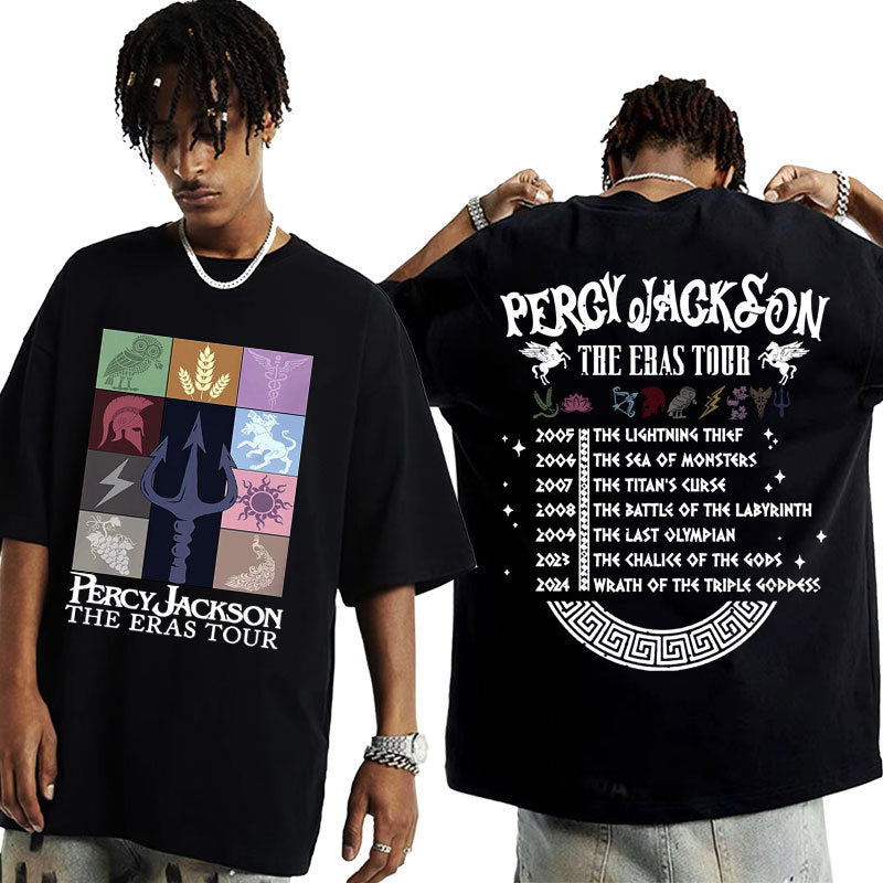 Percy Jackson The Eras Tour Graphic T Shirt Camp Half Blood
