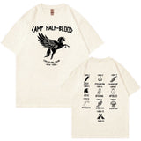 Camp Half Blood Long Island Sound Percy Jackson Print T-shirt