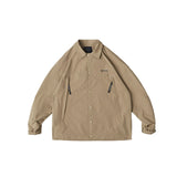 Unisex Jacket Loose Lapels Coach Jacket Men's Cargo Coat