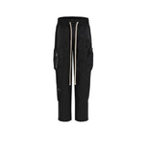 MIJKO Men Vintage Pants MIJKO three-dimensional pocket zipper trousers functional casual overalls