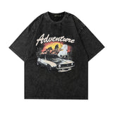 Men T Shirt Portrait Printing Half-Sleeve Base T-shirt Hip Hop