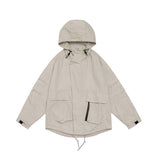 Unisex Jacket Autumn Hooded Shell Jacket Jacket Women's Clothing