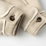 Unisex Winter Cotton Coat Vintage Embroidered Lapel Cotton Jacket