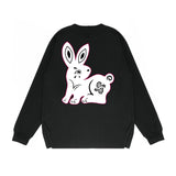 Amiri Long-Sleeve Shirt Creative Bunny Printed Casual Long-Sleeve Shirt